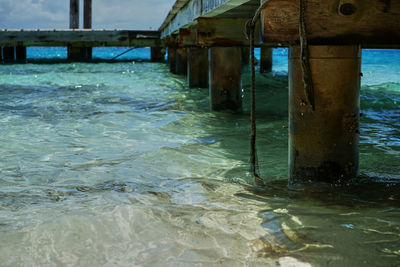 Pier over sea