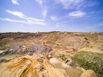 Scenic view of landscape against sky