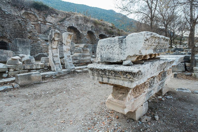 Old ruins against sky