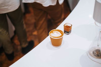 Close-up of drink on table