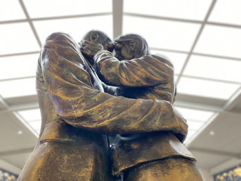 Close-up of old statue