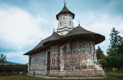 Low angle view of temple