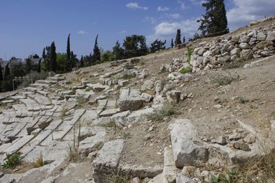 Old ruins against sky