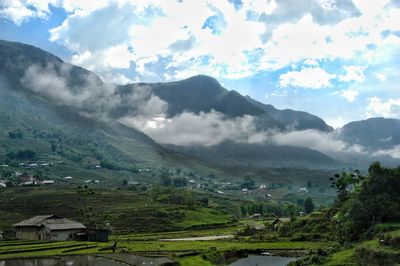 Scenic view of landscape against sky