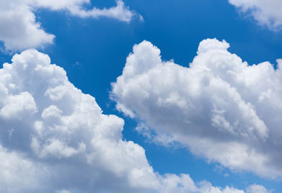 Low angle view of clouds in sky