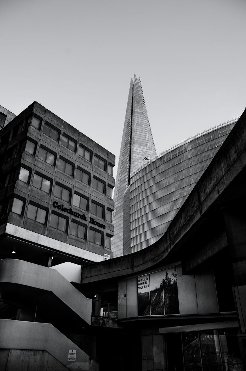 LOW ANGLE VIEW OF MODERN BUILDINGS