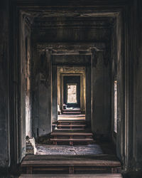 Corridor of old building