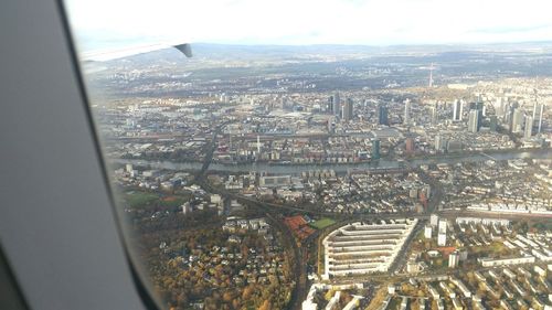 Aerial view of city