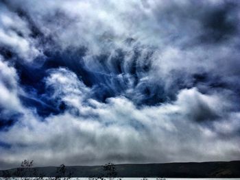 Storm clouds in sky