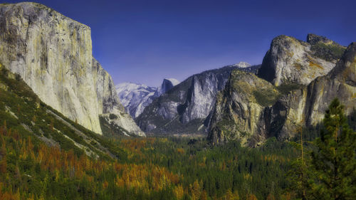 Low angle view of mountain against sky