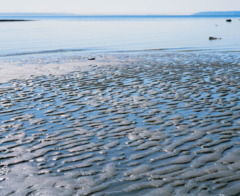 Scenic view of sea shore