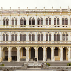 View of old building in city