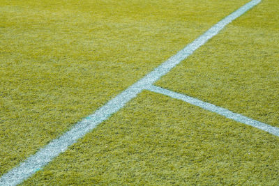 Full frame shot of soccer field