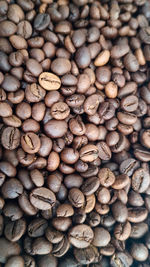 Full frame shot of coffee beans