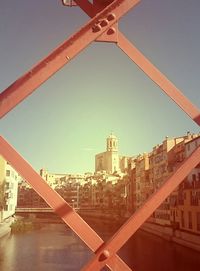 Low angle view of building against sky