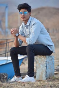Young man sitting position,handosom,model