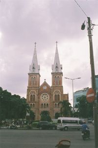 View of cathedral against cloudy sky