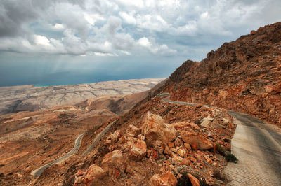 Al hajar mountains in oman taken in 2015