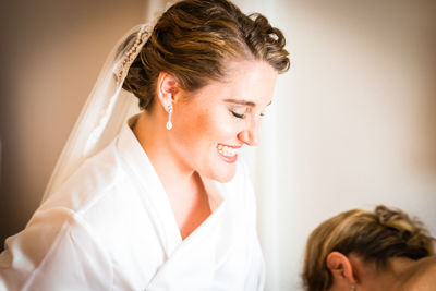 Portrait of beautiful woman