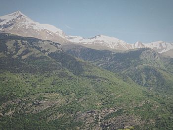 Scenic view of mountains