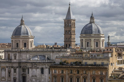 View of cathedral against cloudy sky