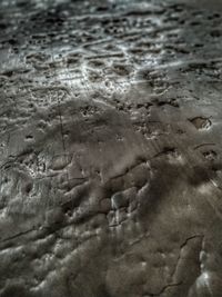 Full frame shot of wet sand