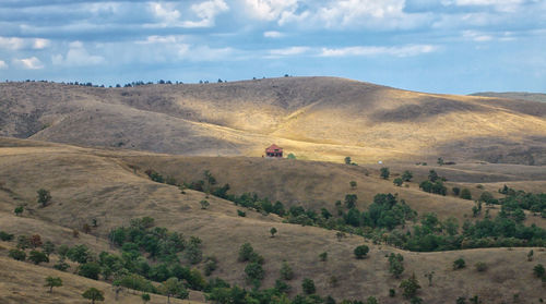 Scenic view of landscape against sky