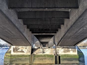 Below view of bridge over river