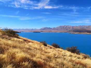 Scenic view of landscape against sky