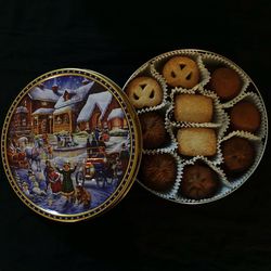 Directly above shot of cake on table against black background