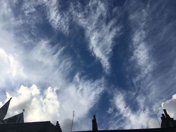 Low angle view of sky