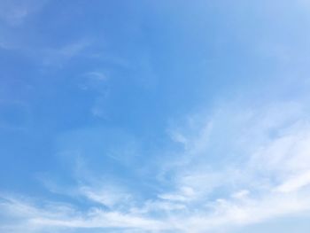 Low angle view of clouds in sky