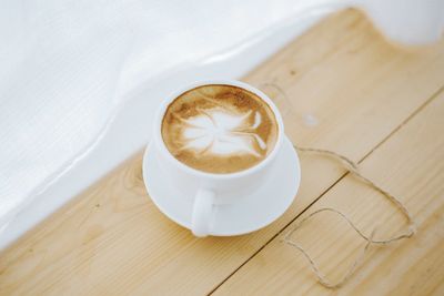 Close-up of coffee on table