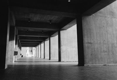 Empty corridor of building