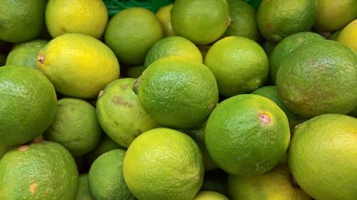 Full frame shot of fruits in market