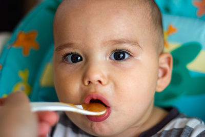 Portrait of cute baby boy