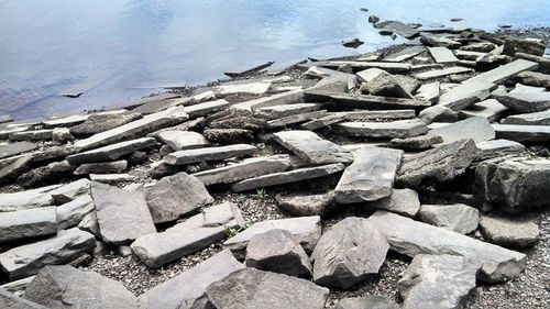 Full frame shot of stones