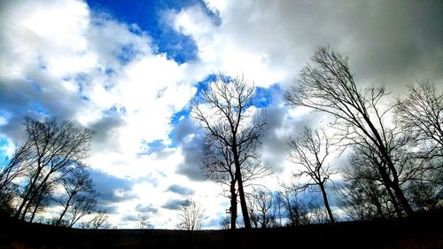 Low angle view of sky