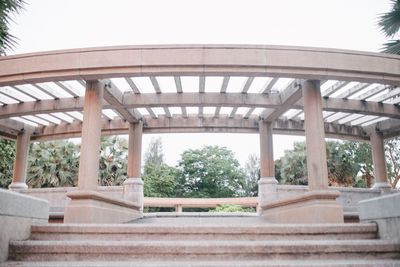 View of built structure against clear sky