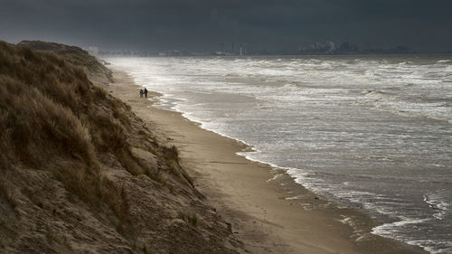 Scenic view of beach