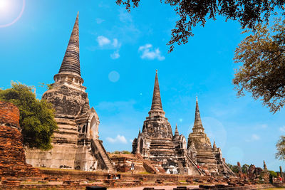 Temple against sky