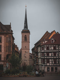 Low angle view of cathedral against clear sky