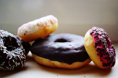 Close-up of fruits on table