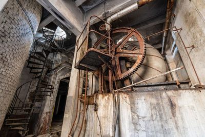Abandoned paper mill