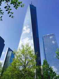 Low angle view of modern building