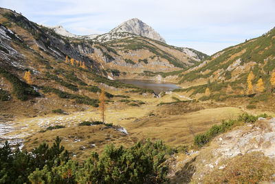Scenic view of mountains