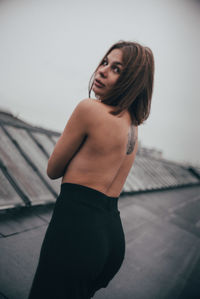 Rooftop girl