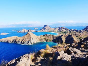 Panoramic view of bay