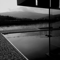 View of river against sky