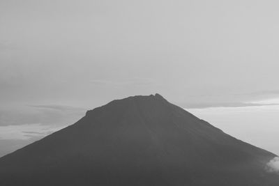 Scenic view of mountain against sky